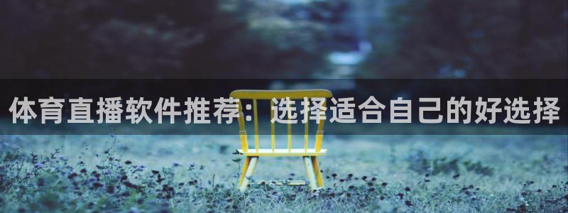 体育直播软件推荐：选择适合自己的好选择